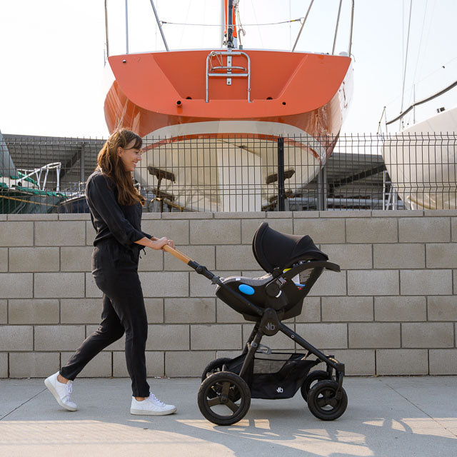 Clek Liing on a Bumbleride Stroller