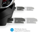 Foonf Car seat with Rigid-LATCH installation system on a white background all-groups
