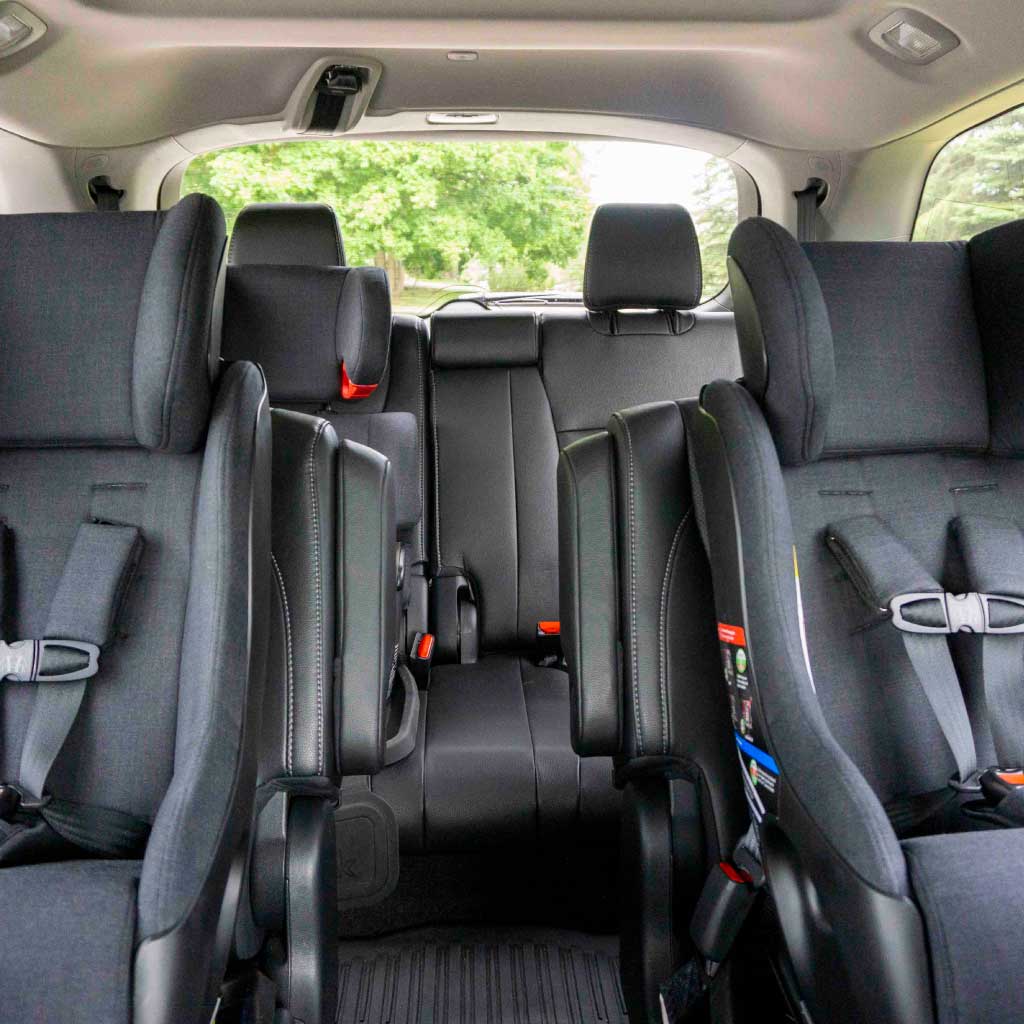 Clek car seats in mammoth flame-retardant free fabric