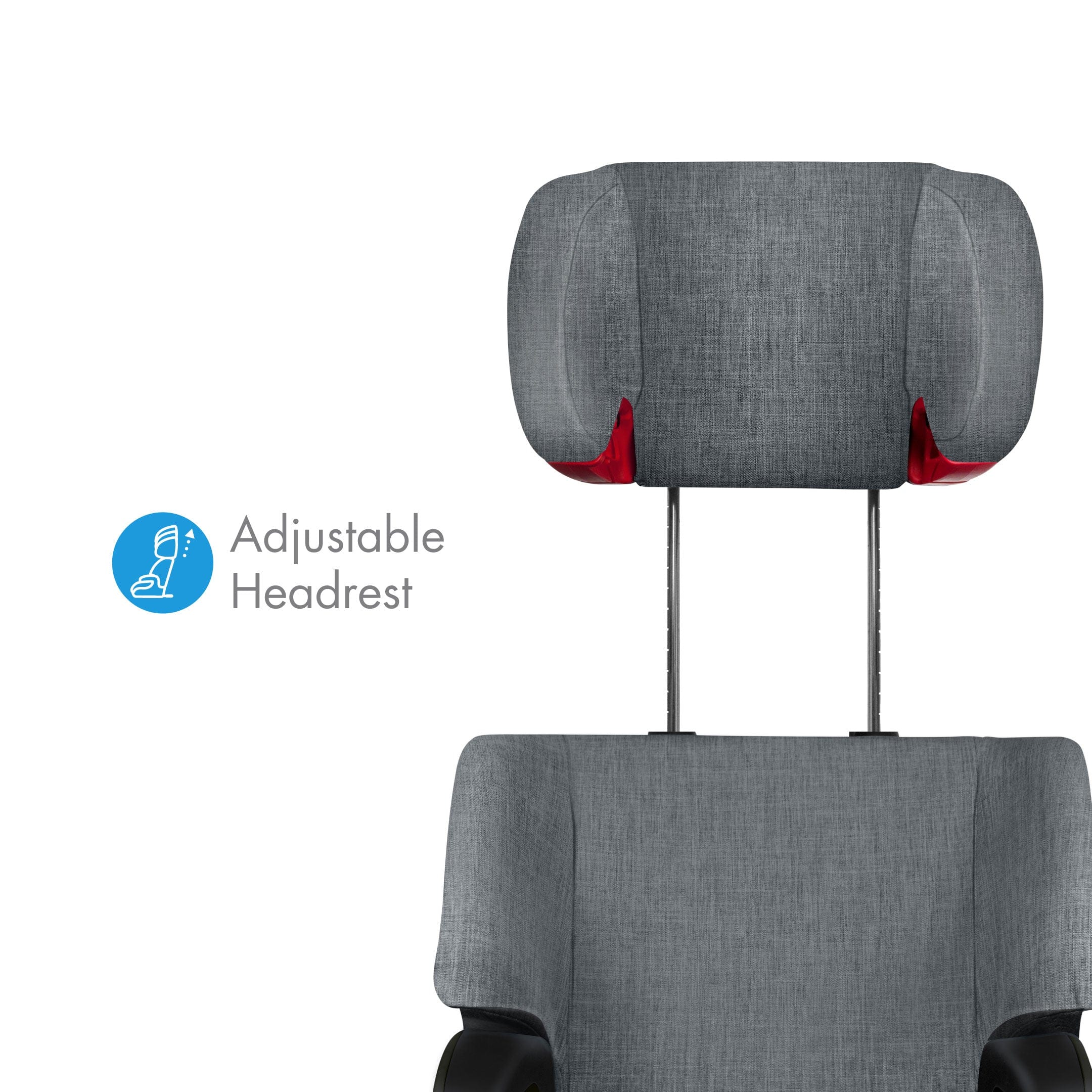 Booster seat clearance headrest